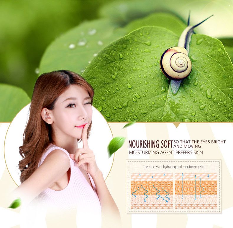 OneSping Snail Cream Snail Whitening Cream Aloe Vera Gel Eye Serum Face Cream Anti Wrinkle Rorec Korean Face Care Cosmetics