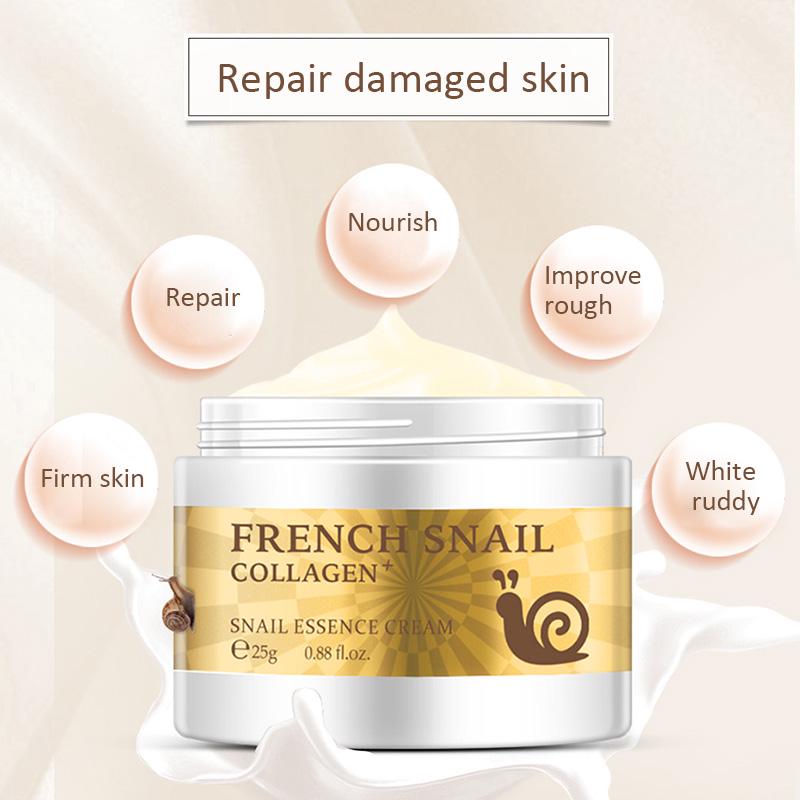 Snail Essence Face Cream Hyaluronic Acid Anti-aging Moisturizer Nourishing Collagen Essence Art Salon Women Skin Care Cream