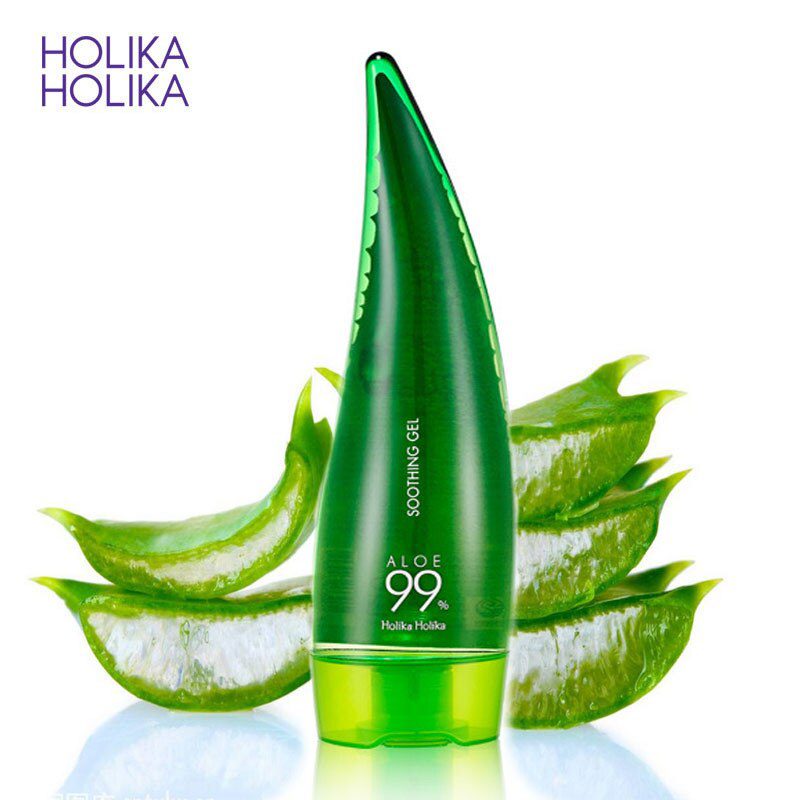 HOLIKA HOLIKA 99% Aloe Soothing Gel Aloe Vera Gel Skin Care Remove Acne Moisturizing Day Cream After Sun Lotions Aloe Gel 55ml