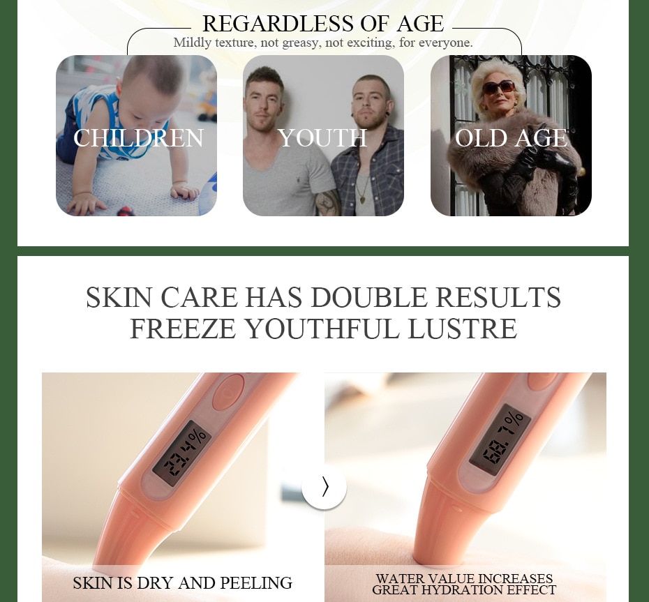 Snail Face Cream Hyaluronic Acid Moisturizer Anti Wrinkle Anti Aging Nourishing Serum Collagen whitening Cream Skin Care