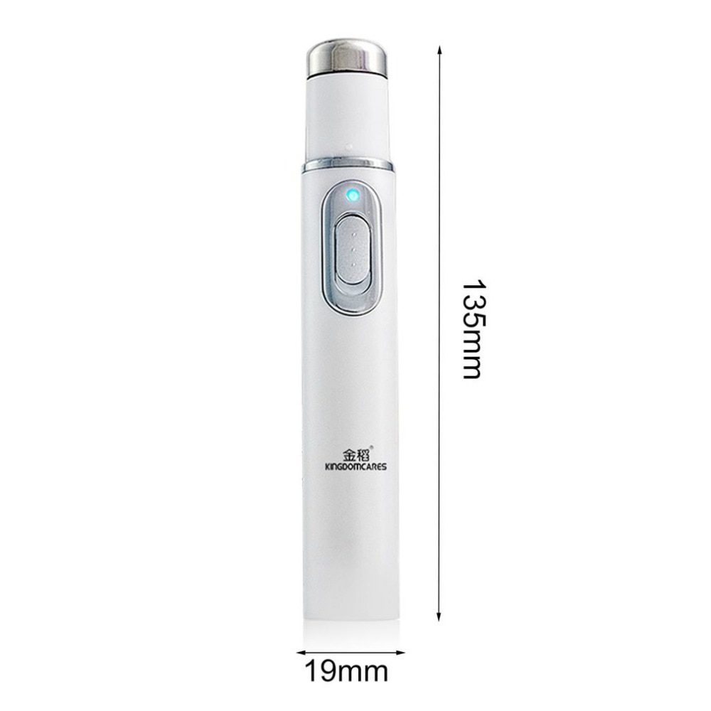 Acne Laser Pen Portable Wrinkle Removal Machine Durable Soft Scar Remover Device Blue Light Therapy Pen Massage Relax KD-7910