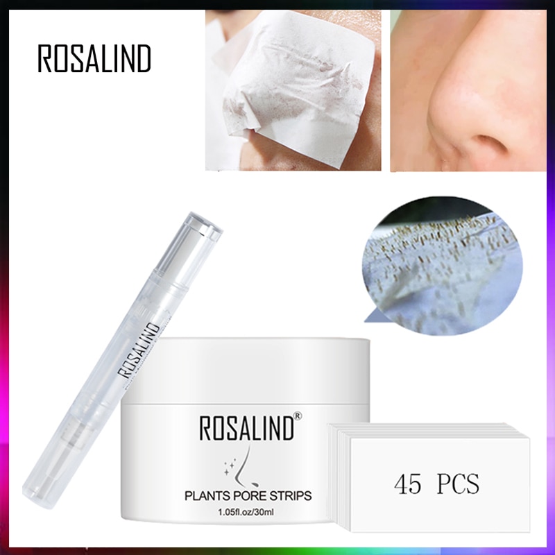 ROSALIND Face Masks Facial From Black Dots Remove Blackhead Acne Nose Peeling Fabric Mask For The Face Lifting Cream Skin Care