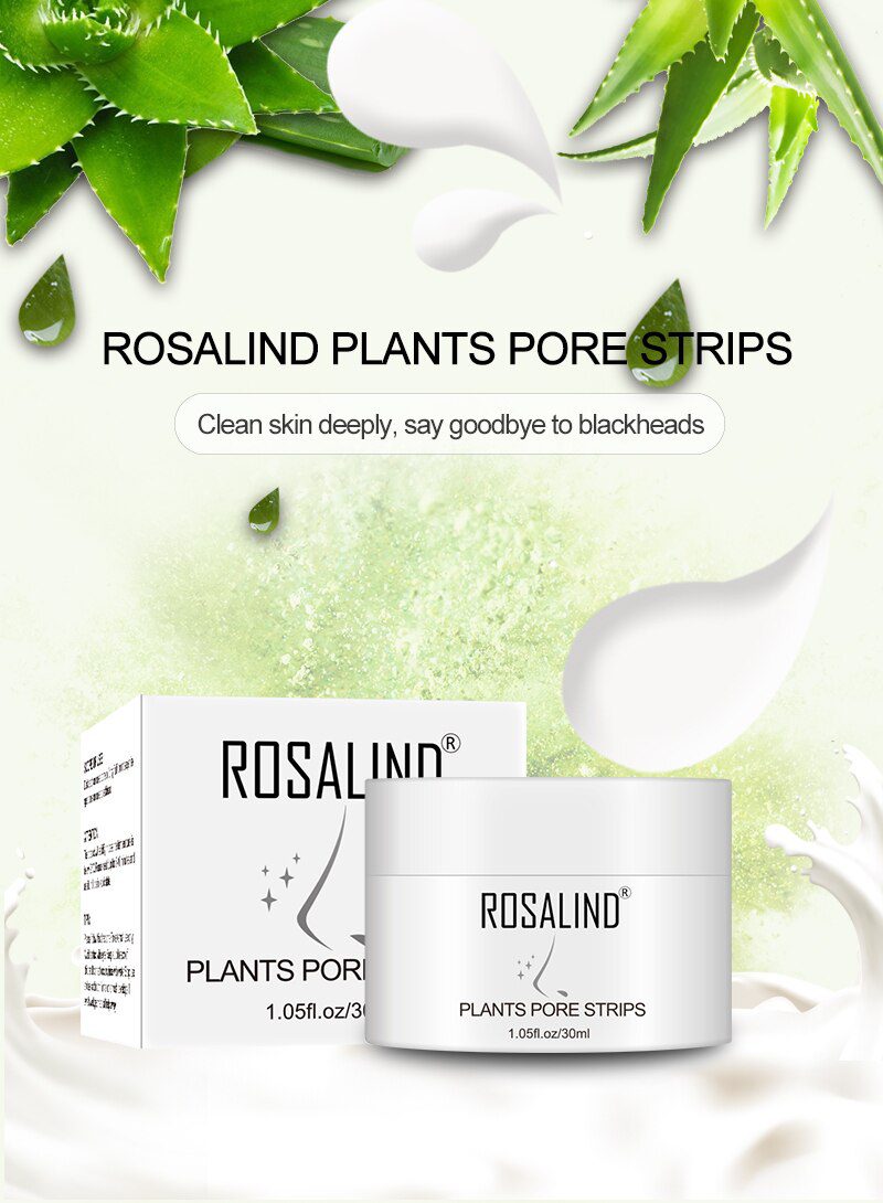 ROSALIND Face Masks Facial From Black Dots Remove Blackhead Acne Nose Peeling Fabric Mask For The Face Lifting Cream Skin Care