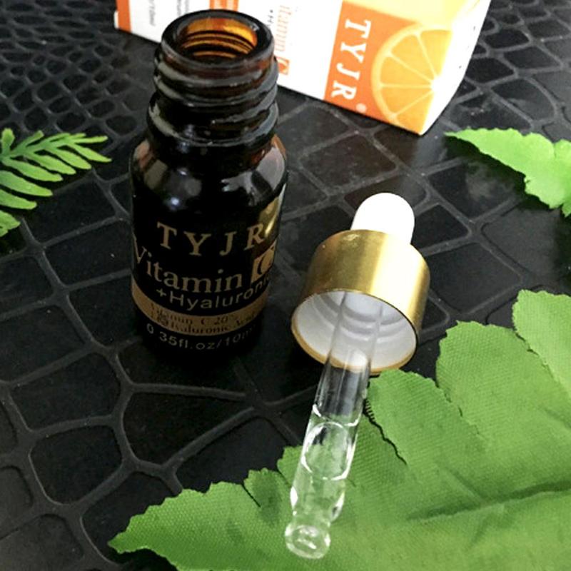 100% Pure Vitamin C Serum Liquid Freckle Removal Acne Scars Hyaluronic Acid Anti-wrinkle Vc Face Serum Fade Dark Spot