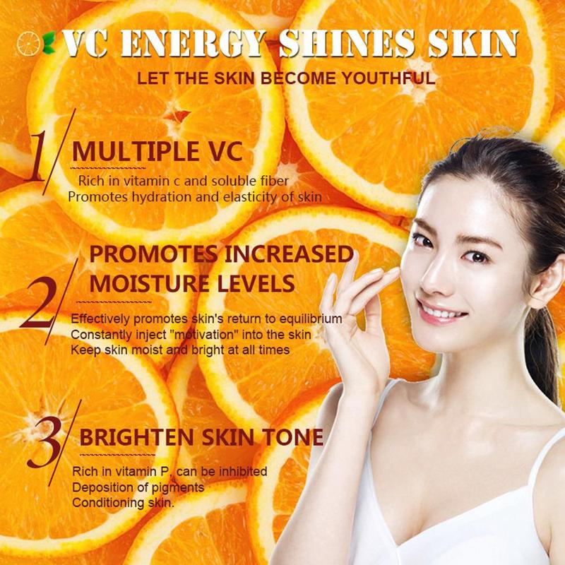 100% Pure Vitamin C Serum Liquid Freckle Removal Acne Scars Hyaluronic Acid Anti-wrinkle Vc Face Serum Fade Dark Spot