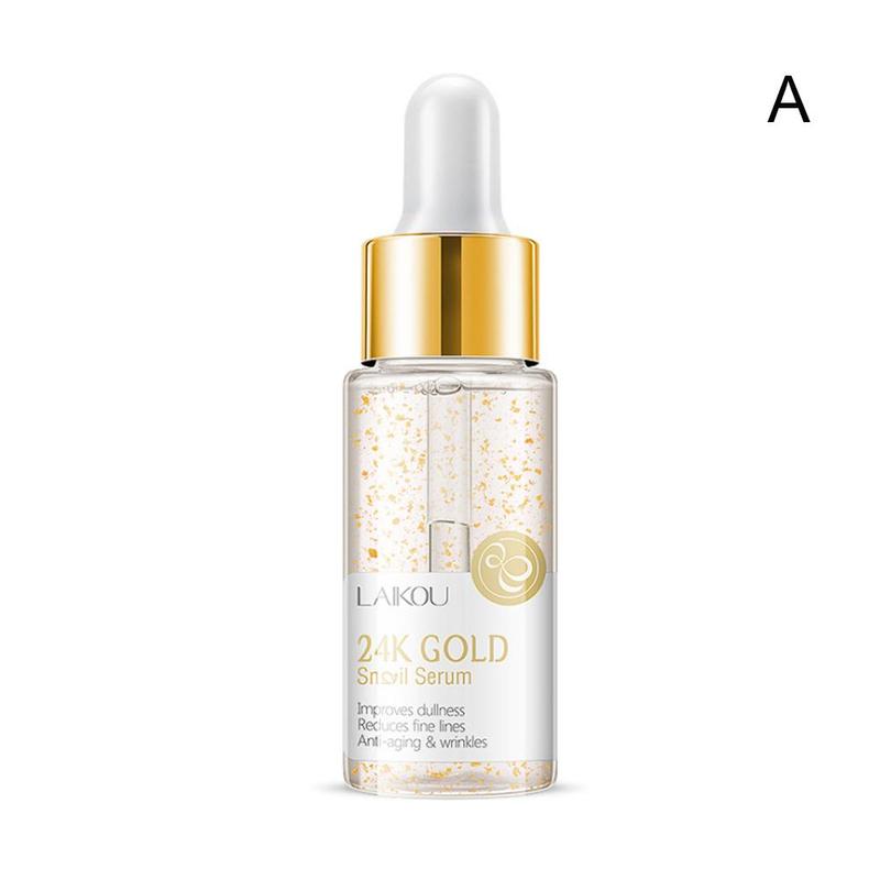 15ml Gold Snail & Vitamin C Whitening Serum Japan Hyaluronic Acid skin Care Face Serum