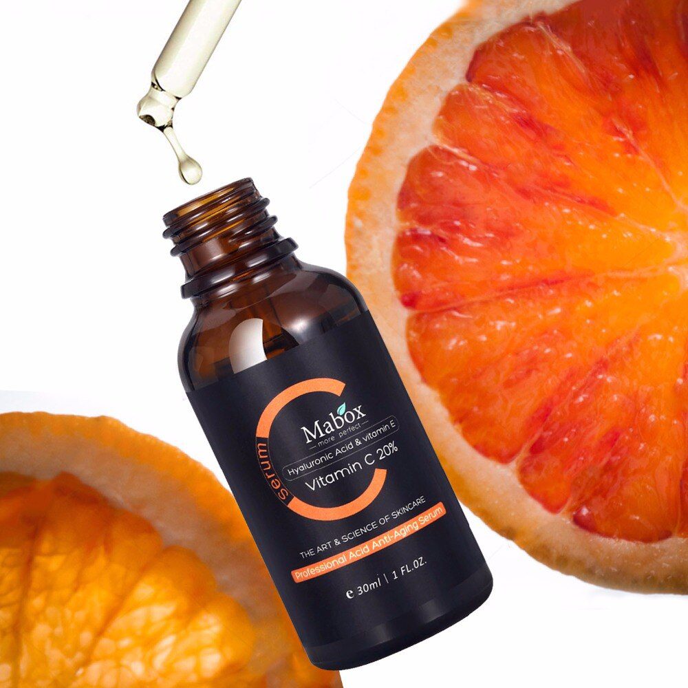 Mabox Vitamin C Whitening Serum Hyaluronic Acid Face Cream & Vitamin E - Organic Anti-Aging Serum for Face Eye Treatment Mabox Vitamin C Whitening Serum Hyaluronic Acid Face Cream & Vitamin E - Organic Anti-Aging Serum for Face Eye Treatment