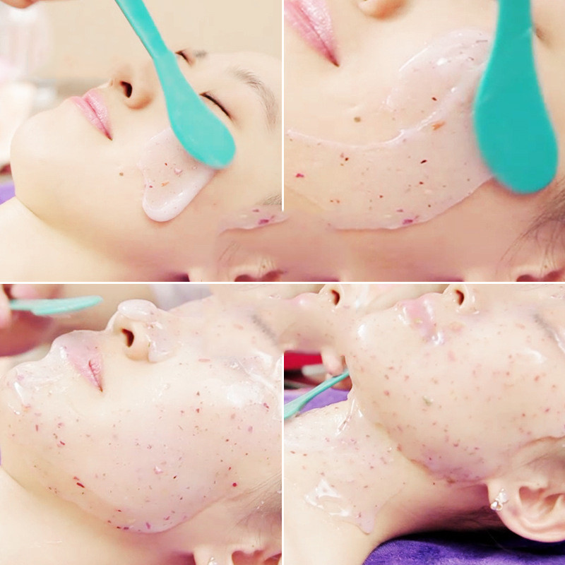 DIY SPA Collagen Rose Hyaluronic Acid Soft Mask Powder Face Mask Anti Aging Anti Wrinkle Peel Off Rubber Facial Mask