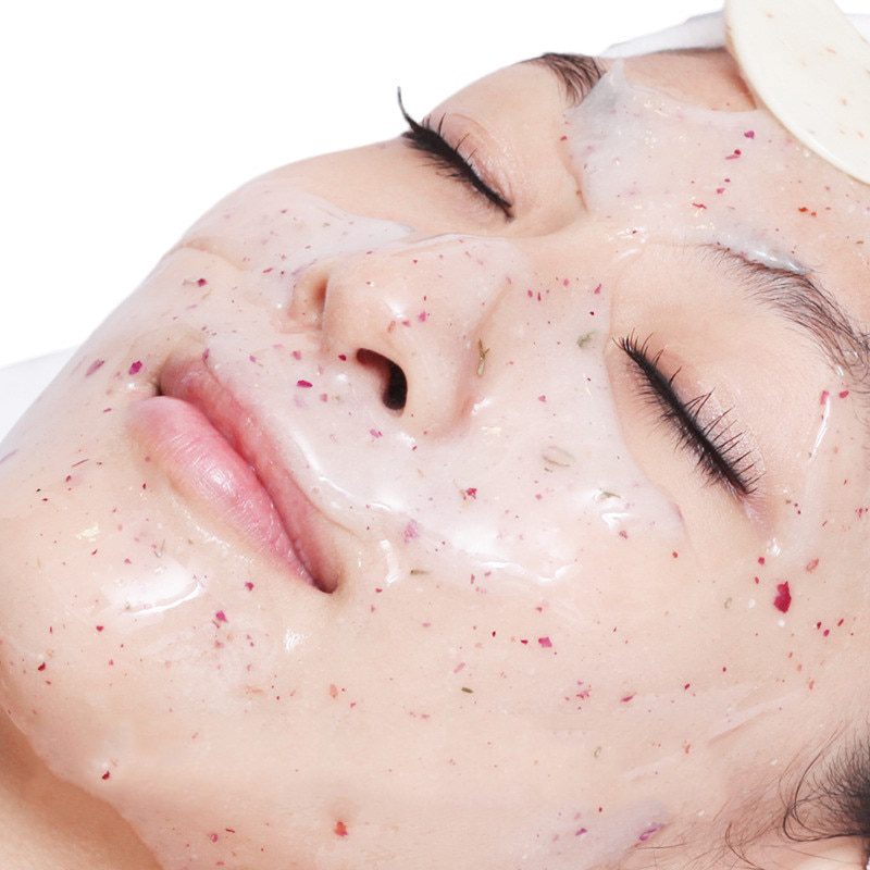 DIY SPA Collagen Rose Hyaluronic Acid Soft Mask Powder Face Mask Anti Aging Anti Wrinkle Peel Off Rubber Facial Mask