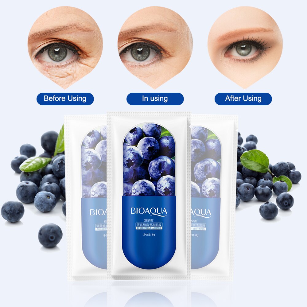 Deep Moisturizing Facial Jelly Sheet Mask Hydrating Mask For the Face Nourish Anti Wrinkle Anti-Aging Whitening Skin Care