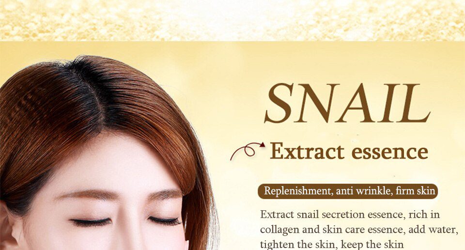 IMAGES Snail Extract Serum Face Essence Anti Wrinkle Hyaluronic Acid Anti Aging Collagen Whitening Moisturizing Face Care Beauty