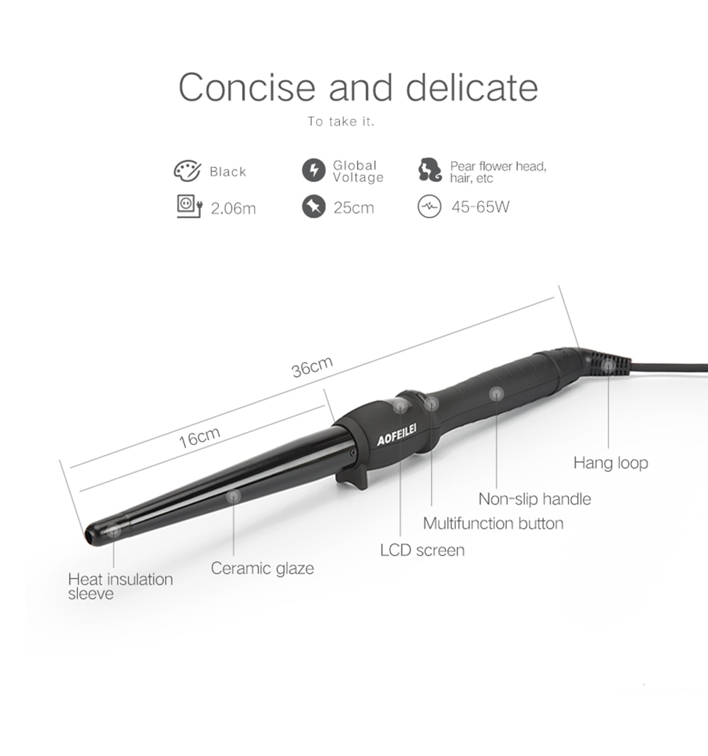Ceramic Styling Tools professional Hair Curling Iron Hair waver Pear Flower Cone Electric Hair Curler Roller Curling Wand