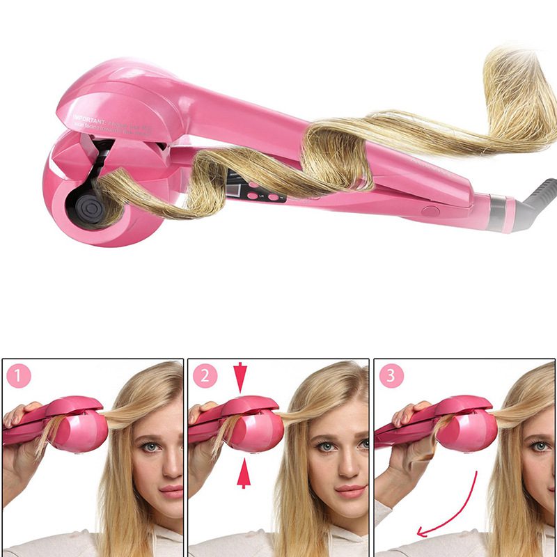 LCD Professional automatic Hair Curler Styling Tools  Female curlers curling Wand Ceramic Heating Care Wave curl iron Anti-perm