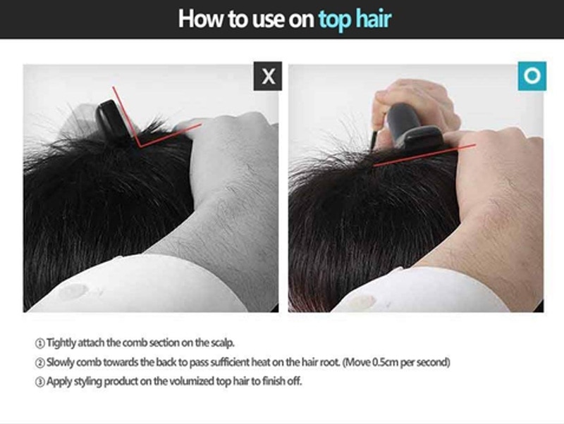 VIP Dropship Men Quick Beard Straightener Styler Comb Multifunctional Hair Curler Show Cap Tool Electric Heating Hair Brush