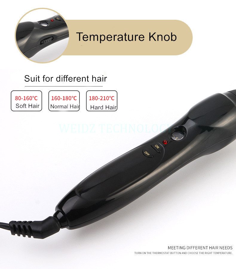 Hair Straightener Iron Hair Curler Iron Comb Wet Dry Hair Pure Copper Head Electric Environmentally Friendly Titanium Alloy YJ4