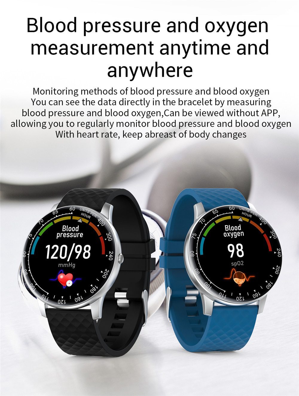 Full Touch Watch Smart Watch Men Blood Pressure IP68 Waterproof Smartwatch 2020 Fitness Tracker Watches Women For Android IOS