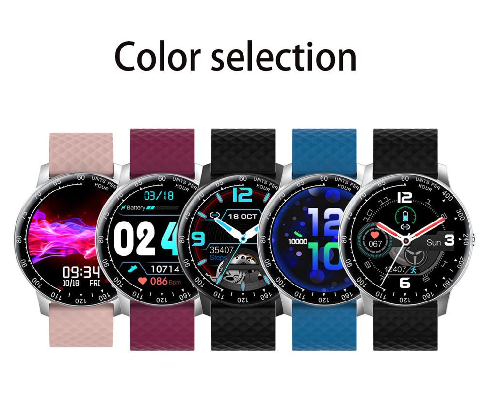 Full Touch Watch Smart Watch Men Blood Pressure IP68 Waterproof Smartwatch 2020 Fitness Tracker Watches Women For Android IOS