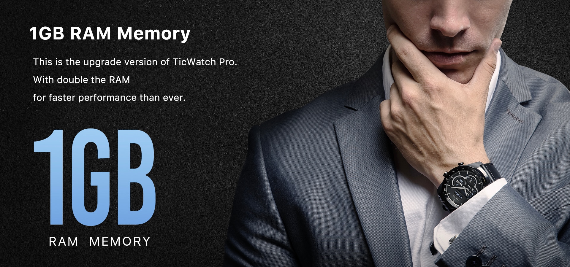 TicWatch Pro 2020 1GB RAM Smartwatch Dual Display IP68 Waterproof Watches NFC Sleep Tracking 24h Heart Rate Monitor Men's Watch