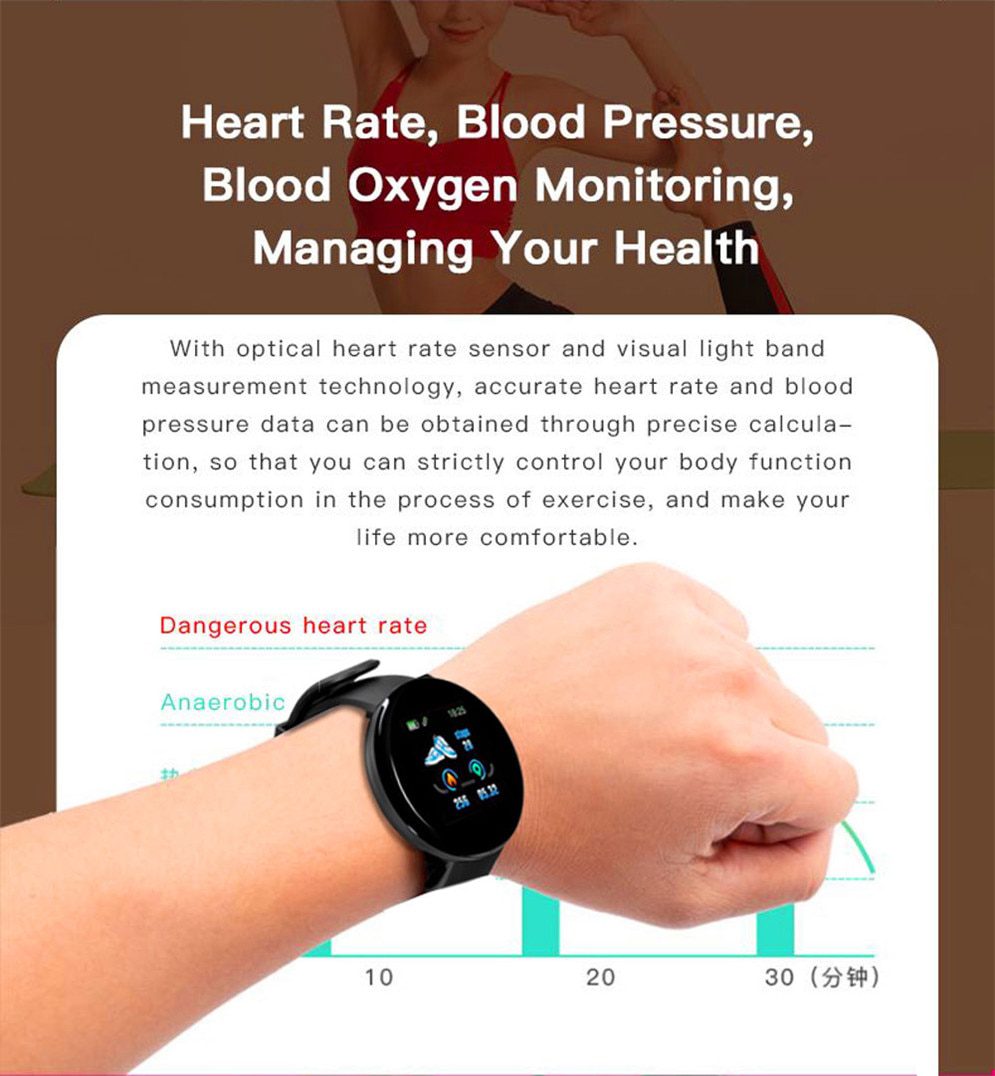 2019 Bluetooth Smart Watch Men Blood Pressure Round Smartwatch Women Watch Waterproof Sport Tracker WhatsApp For Android Ios