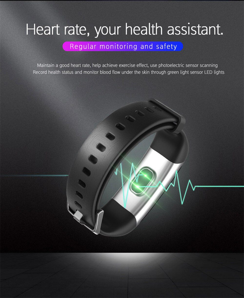 LETIKE Smart Watch Activity Tracker Men Waterproof Smartwatch Women Heart Rate Monitor Fitness Tracker smart bracelet band