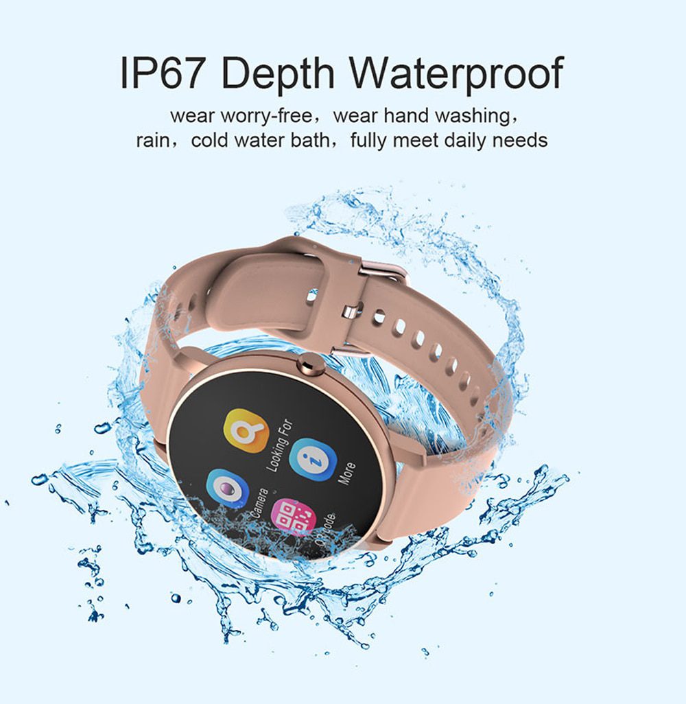 2020 Full Touch Smart Watch Men Blood Pressure Smartwatch Women Waterproof Heart Rate Tracker Sport Clock Watch For Android IOS