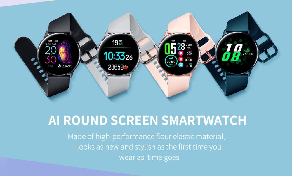 2020 New DT88 Smartwatch IP68 Waterproof Wearable Device Heart Rate Monitor Sports Smart Watch For Android IOS Long Standby