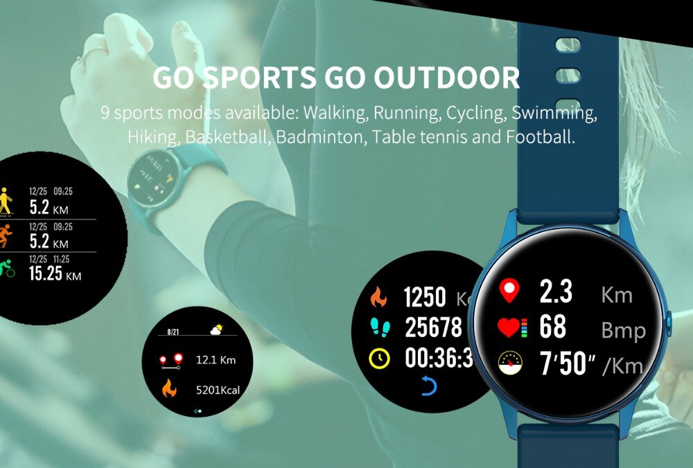 2020 New DT88 Smartwatch IP68 Waterproof Wearable Device Heart Rate Monitor Sports Smart Watch For Android IOS Long Standby
