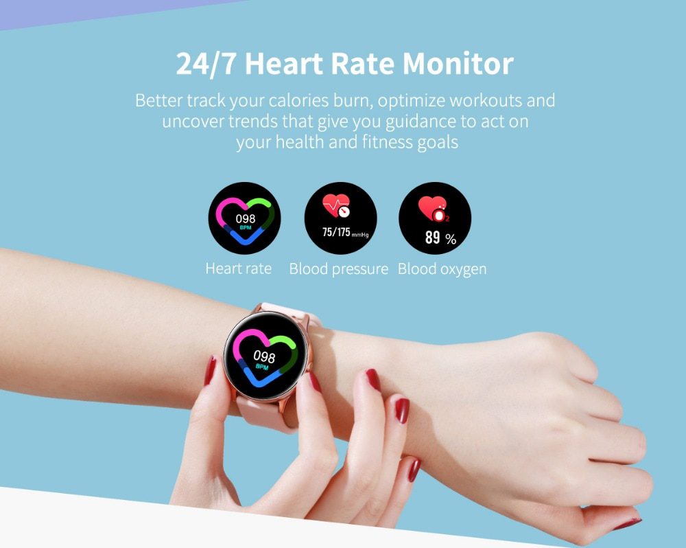 2020 New DT88 Smartwatch IP68 Waterproof Wearable Device Heart Rate Monitor Sports Smart Watch For Android IOS Long Standby