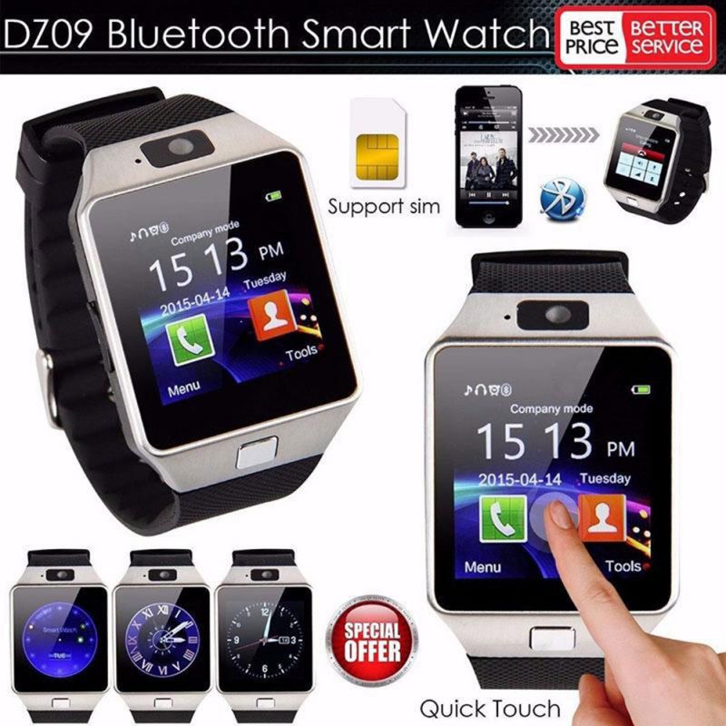 Touch Screen Smart Watch dz09 With Camera Bluetooth WristWatch Relogio SIM Card Smartwatch for xiaomi iPhone Samsung Men Women