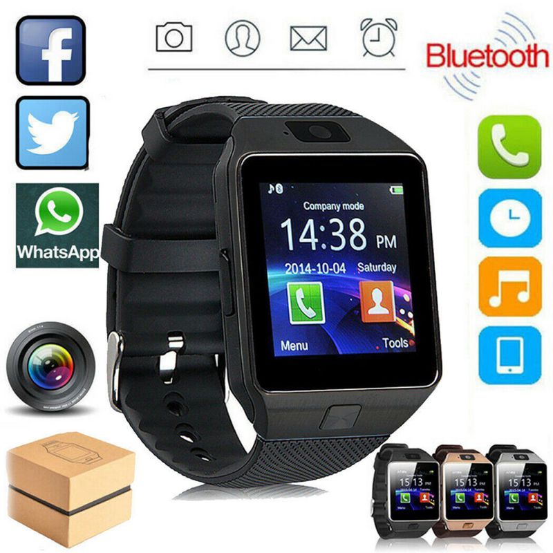 Touch Screen Smart Watch dz09 With Camera Bluetooth WristWatch Relogio SIM Card Smartwatch for xiaomi iPhone Samsung Men Women