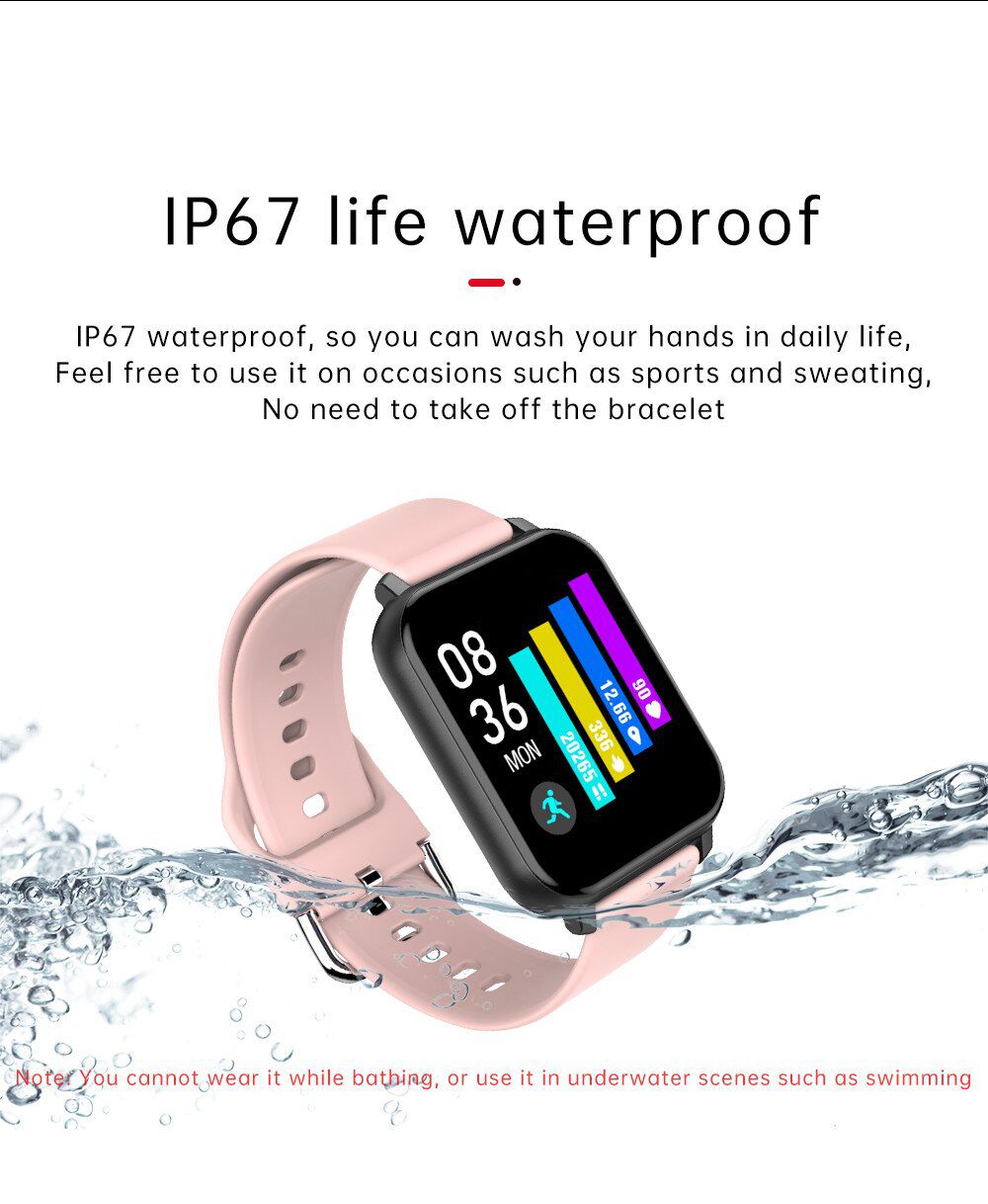 1.55'' Full Touch Game Smart Watch Men Ip67 Waterproof Sport Fitness Tracker Watch Smartwatch Women Blood Pressure Heart Rate