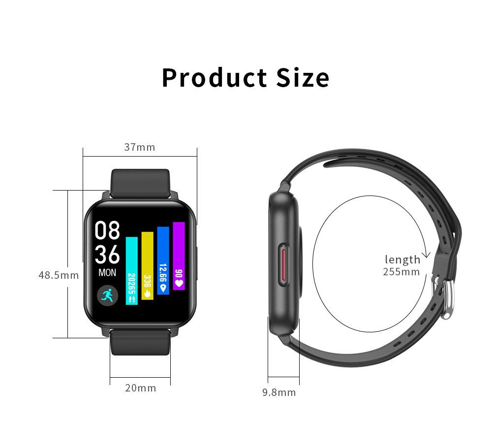 1.55'' Full Touch Game Smart Watch Men Ip67 Waterproof Sport Fitness Tracker Watch Smartwatch Women Blood Pressure Heart Rate