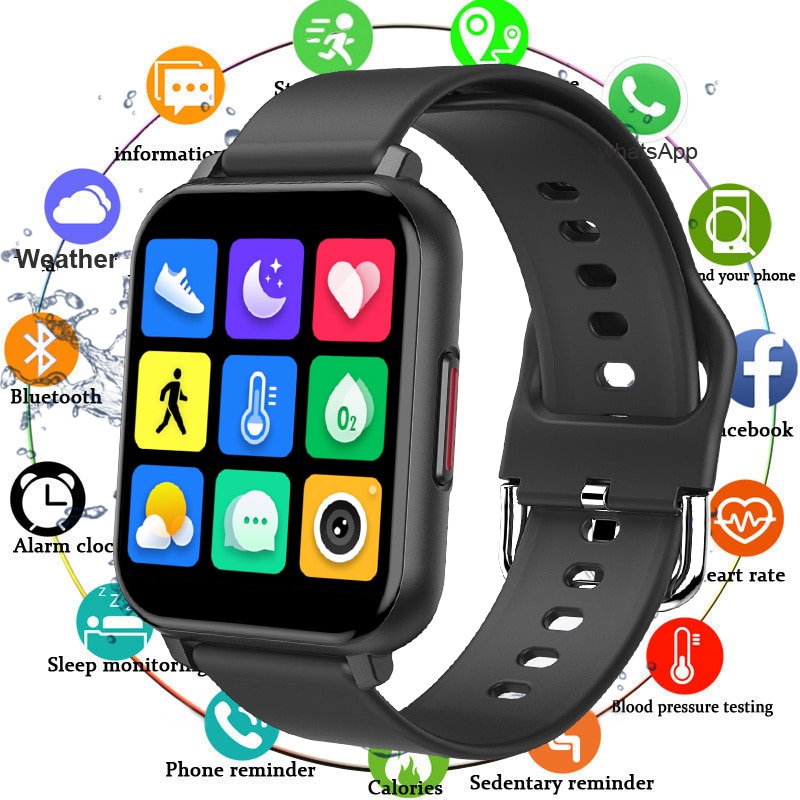 1.55'' Full Touch Game Smart Watch Men Ip67 Waterproof Sport Fitness Tracker Watch Smartwatch Women Blood Pressure Heart Rate