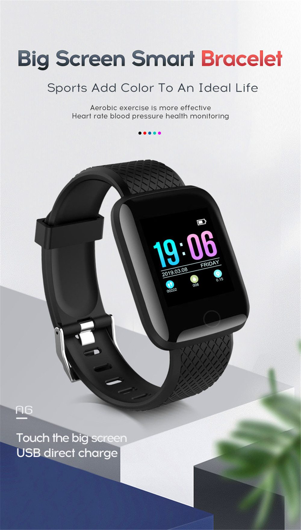 Smart Watch Men Blood Pressure Waterproof Smartwatch Women Heart Rate Monitor Fitness Tracker Watch Sport For Android IOS