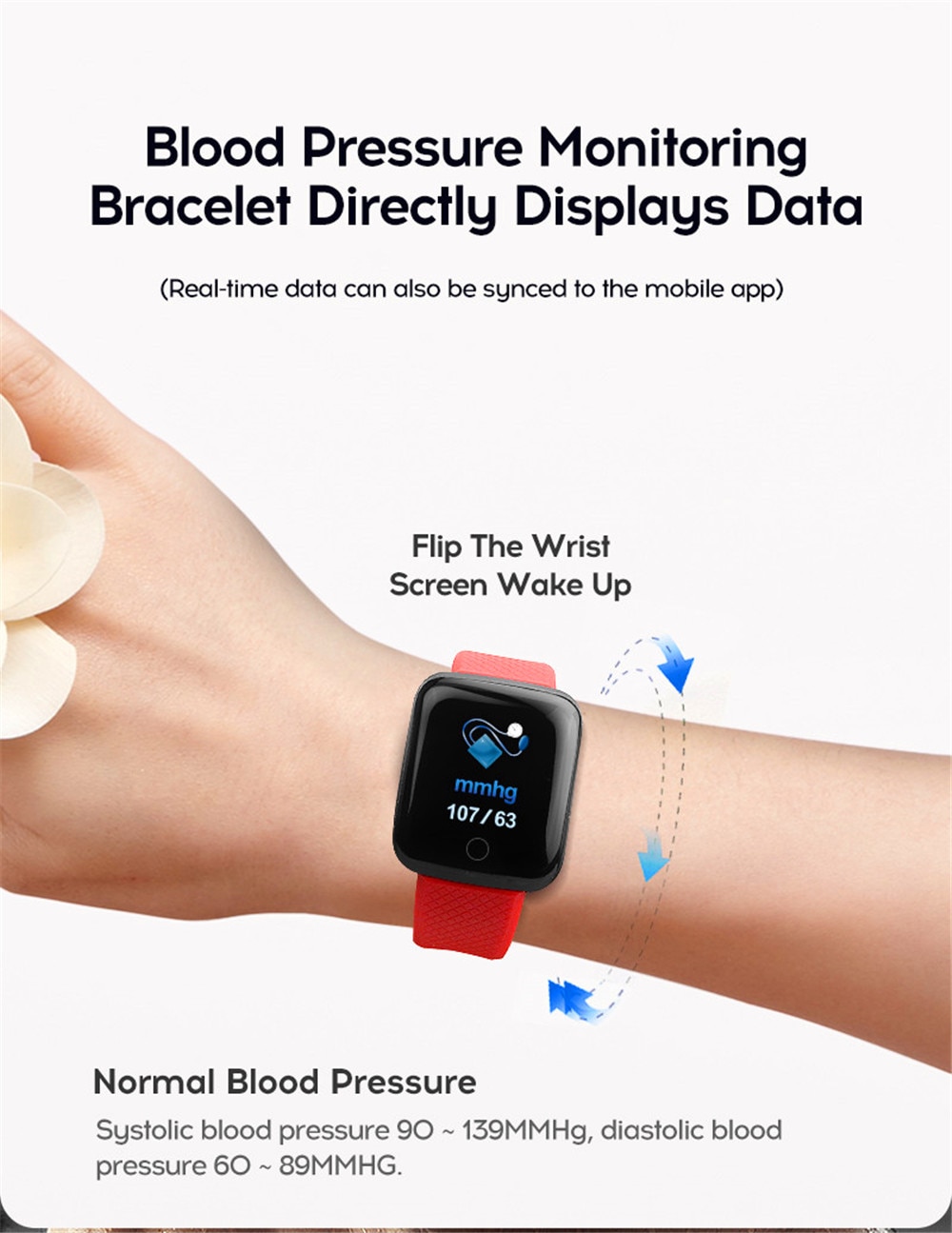 Smart Watch Men Blood Pressure Waterproof Smartwatch Women Heart Rate Monitor Fitness Tracker Watch Sport For Android IOS