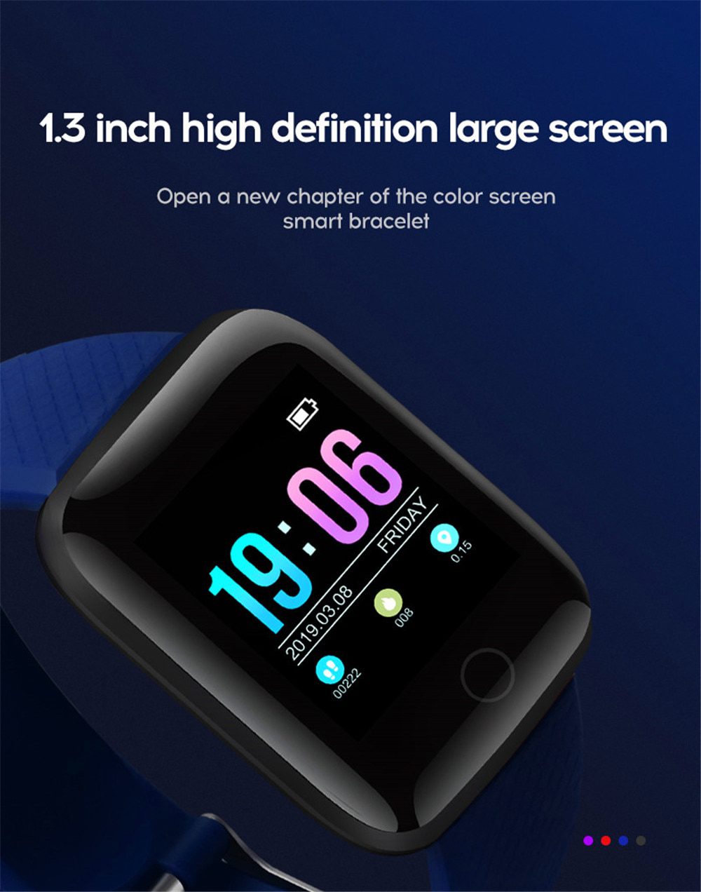 Smart Watch Men Blood Pressure Waterproof Smartwatch Women Heart Rate Monitor Fitness Tracker Watch Sport For Android IOS