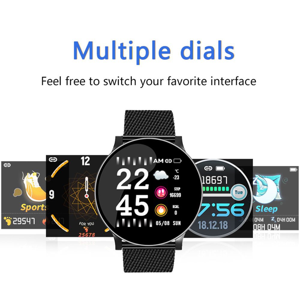 Smart Watch Men Women Touch Screen Blood Pressure Heart Rate Smartwatch Women Waterproof Watch Sport For Android IOS Xiaomi 2019