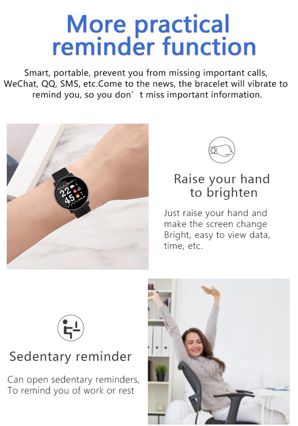 Smart Watch Men Women Touch Screen Blood Pressure Heart Rate Smartwatch Women Waterproof Watch Sport For Android IOS Xiaomi 2019