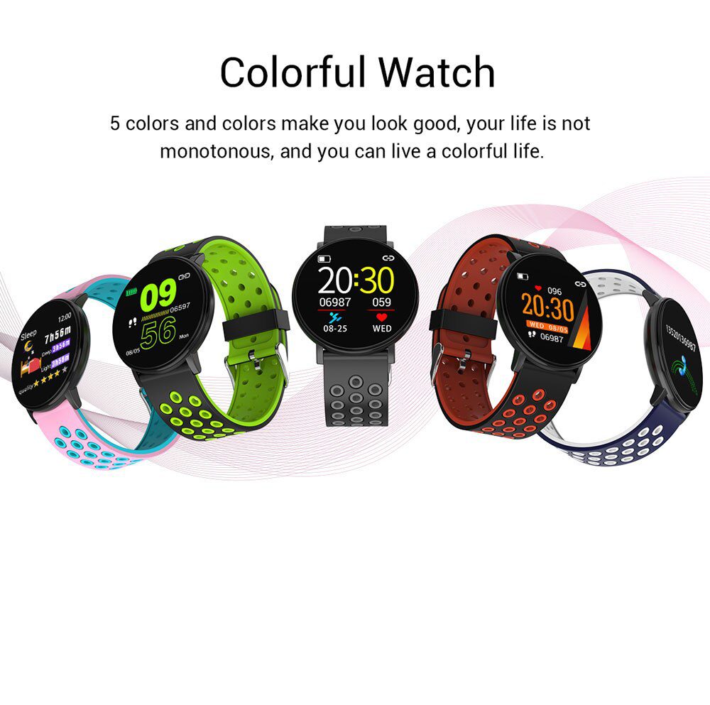 Smart Watch Men Blood Pressure Smart Clock Round Waterproof Smartwatch Women Sport Health Bracelet Watch Smart For Android Ios