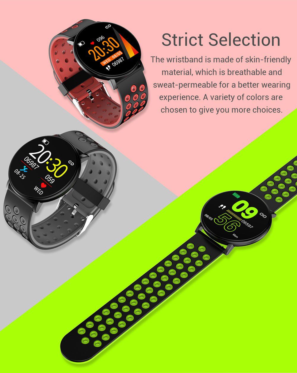 Smart Watch Men Blood Pressure Smart Clock Round Waterproof Smartwatch Women Sport Health Bracelet Watch Smart For Android Ios