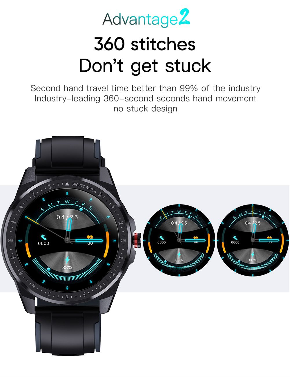 YOCUBY Smart Watch Men Smartwatch IP68 Waterproof Call Reminder Heart Rate Sleep Monitor Custom Watch Face Pedometer