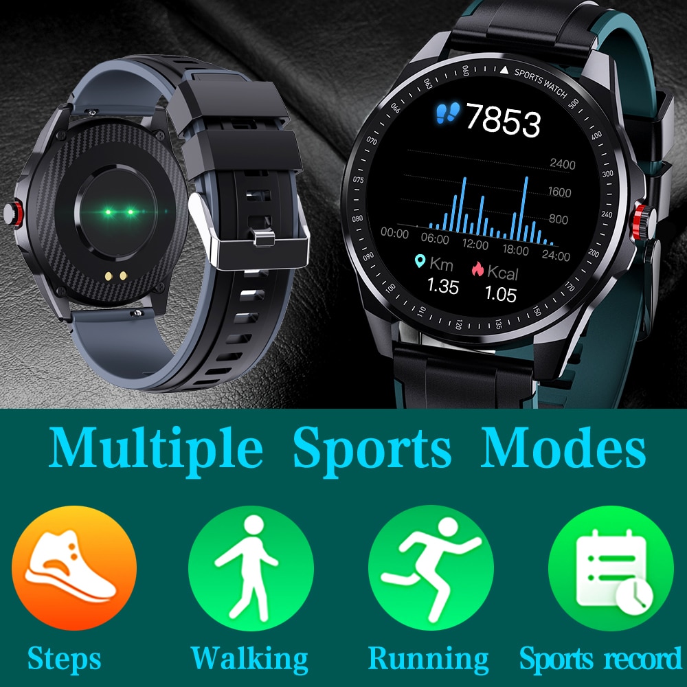 YOCUBY Smart Watch Men Smartwatch IP68 Waterproof Call Reminder Heart Rate Sleep Monitor Custom Watch Face Pedometer