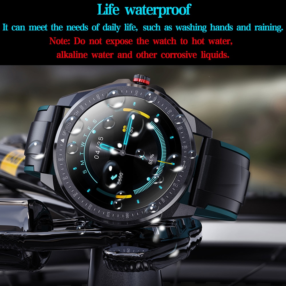 YOCUBY Smart Watch Men Smartwatch IP68 Waterproof Call Reminder Heart Rate Sleep Monitor Custom Watch Face Pedometer