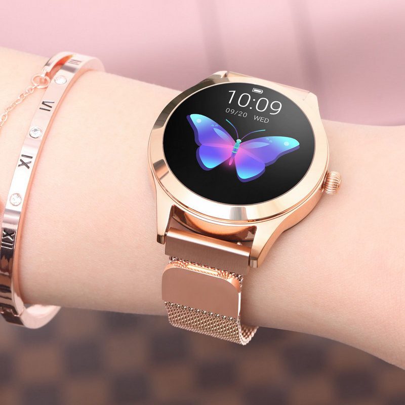 KW10 Smart Watch Women IP68 Waterproof Heart Rate Monitoring Bluetooth For Android IOS Fitness Bracelet Smartwatch