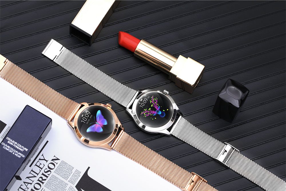 KW10 Smart Watch Women IP68 Waterproof Heart Rate Monitoring Bluetooth For Android IOS Fitness Bracelet Smartwatch