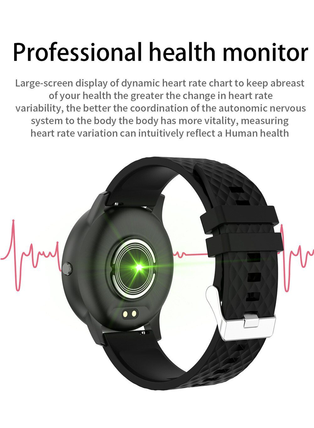 2020 Smart Watch Men Women Blood Pressure Fitness Tracker Smartwatch IP68 Waterproof Full Touch Sport Watches For Android IOS