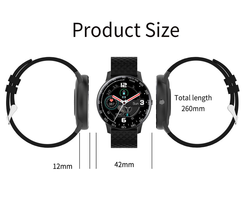 2020 Smart Watch Men Women Blood Pressure Fitness Tracker Smartwatch IP68 Waterproof Full Touch Sport Watches For Android IOS