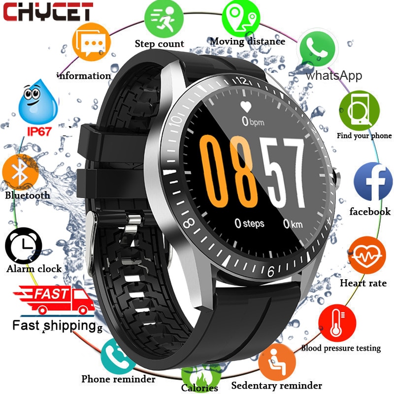 Bluetooth Call Smart Watch Men Women Full Touch Round Smartwatch Heart Rate Fitness Tracker Sport Watches For Android IOS 2020