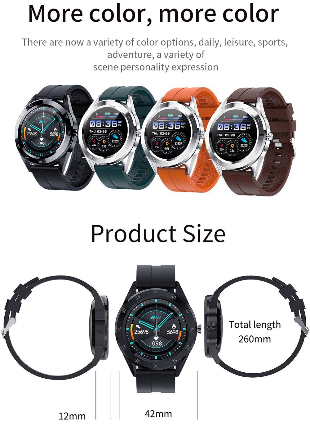 2020 Sport Smart Watch Men Women Bluetooth Call Custom Dial Smartwatch Blood Pressure Heart Rate Monitor Watches For Android IOS