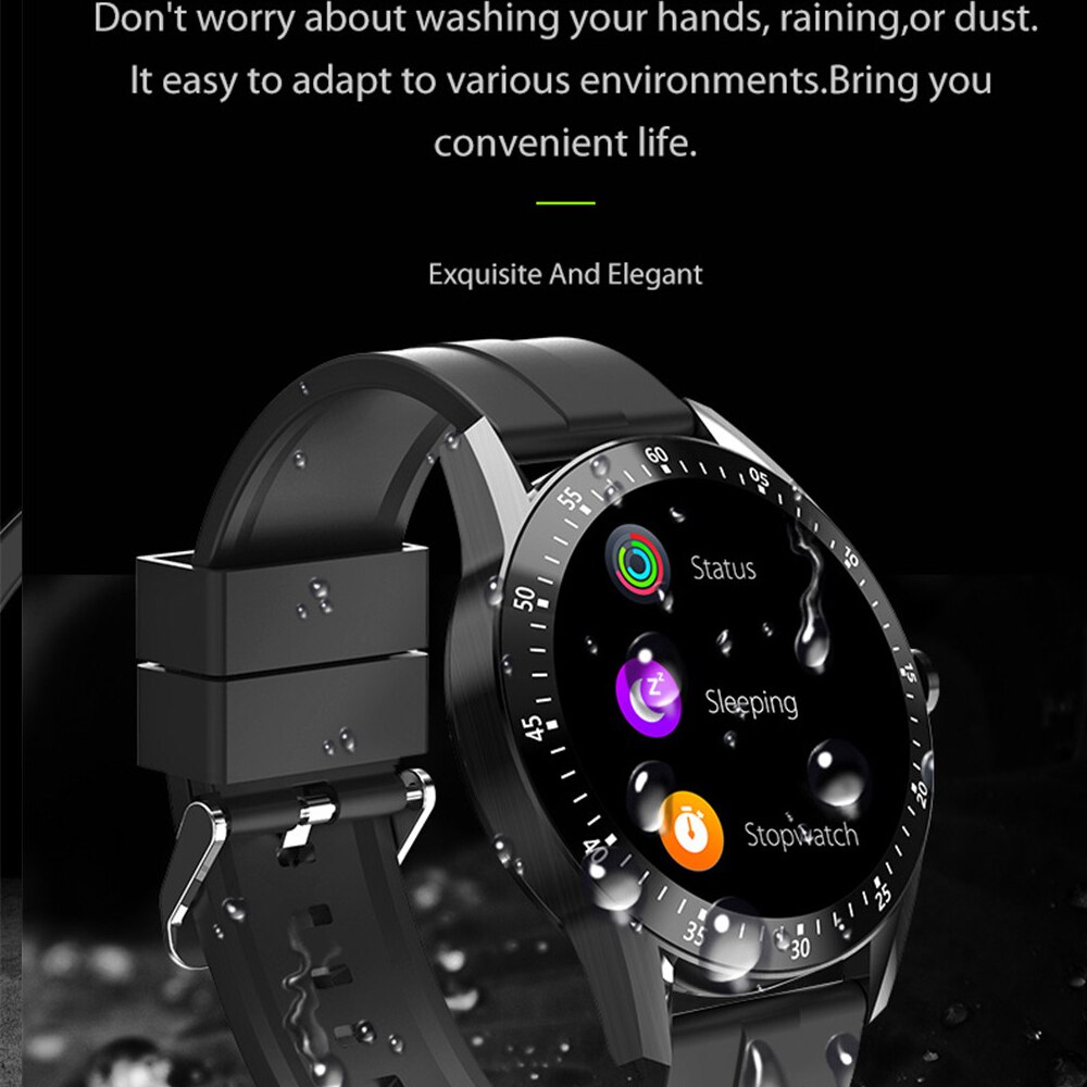 Men Smart Watch 2020 Waterproof Blood Pressure Fitness Tracker Smartwatch Women Intelligent Clock Sport Watches For Android IOS
